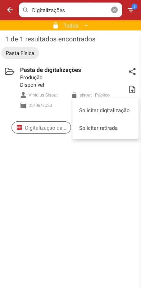 App - Tela com serviços